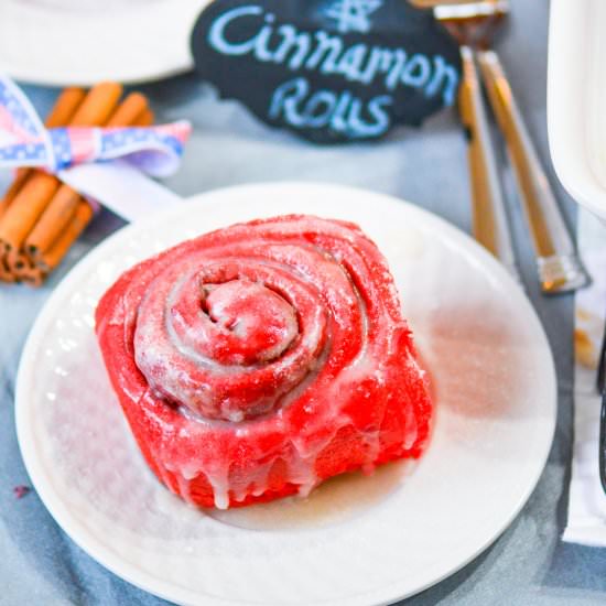Red Velvet Cinnamon Rolls