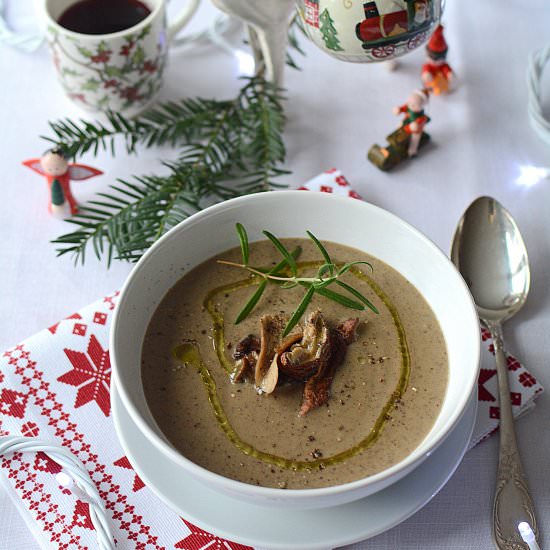 Cream of Wild Mushroom Soup