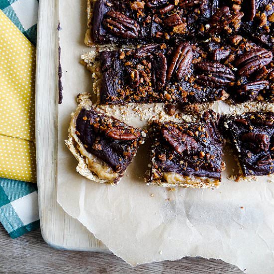 Coconut Pecan Chocolate Squares