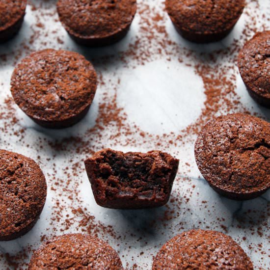 Gingerbread Brownie Bites