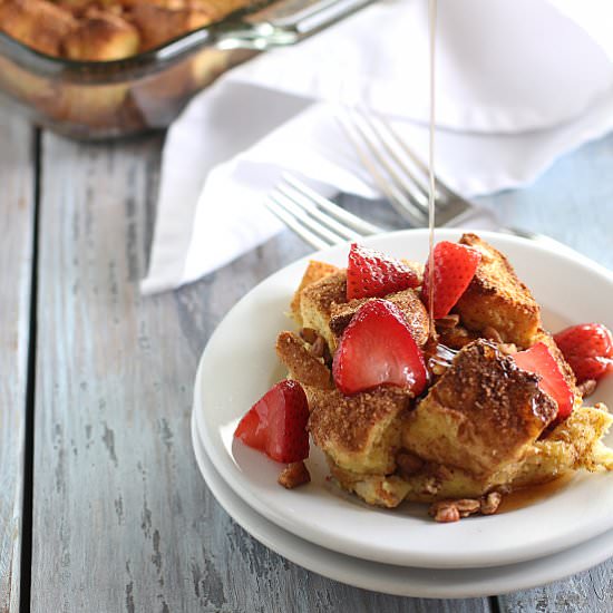 Eggnog French Toast Casserole