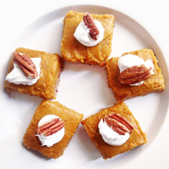 Pumpkin Pie Squares