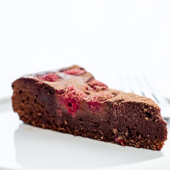 raspberry chocolate fudge cake