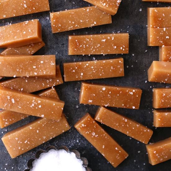 Maple Bourbon Caramels
