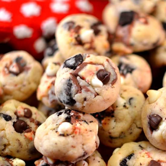 Oreo Peppermint Crunch Cookies