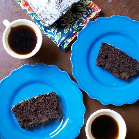 Dark Chocolate Teacake