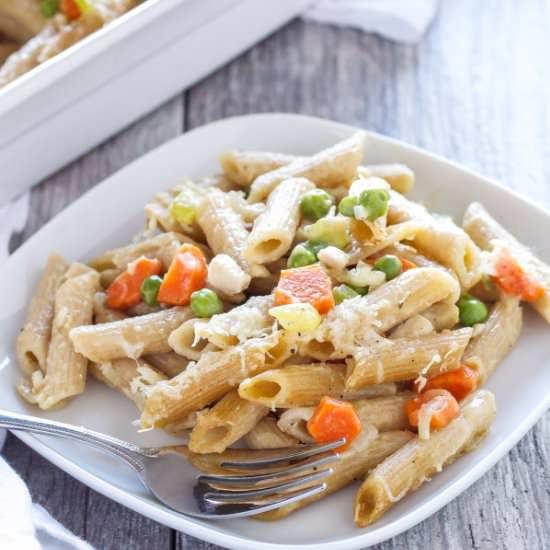Chicken Pot Pie Pasta