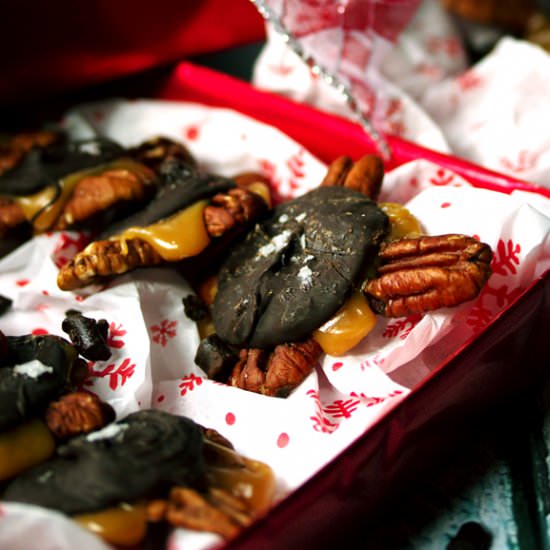 Caramel and Pecan Turtles