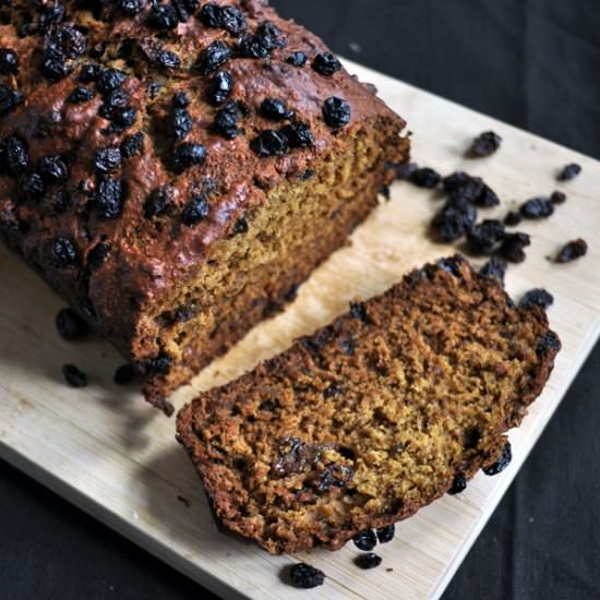 Raisin beet bread