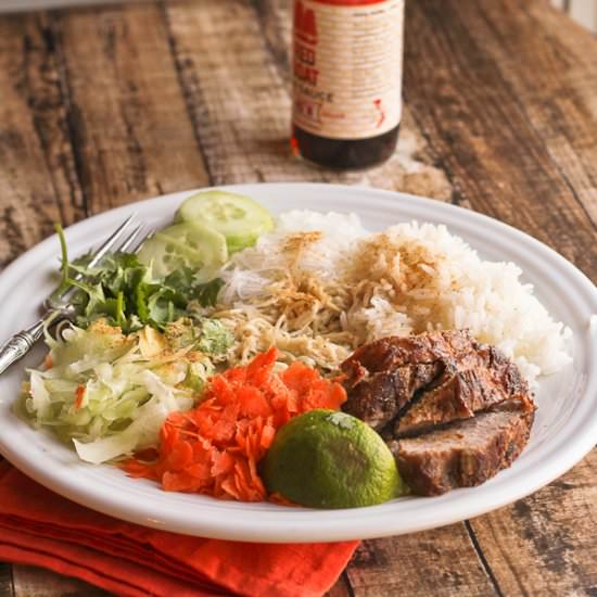 Burmese Tossed Noodle Salad
