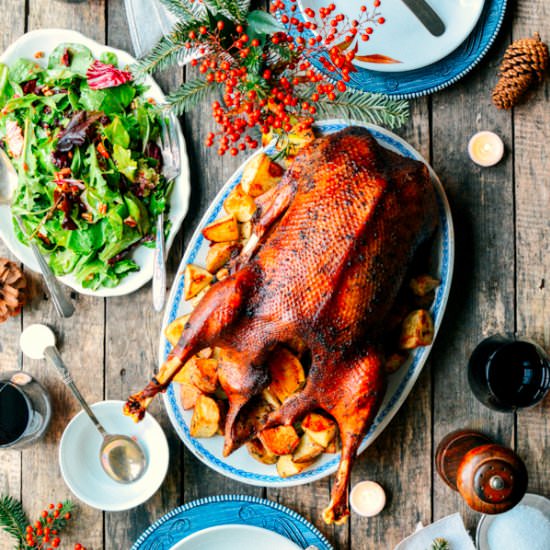 Orange Five-Spice Roast Goose