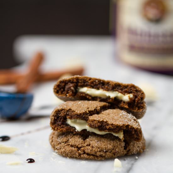 White Chocolate Ginger Cookies