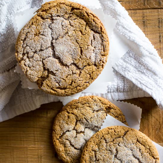 Giant Ginger Cookies