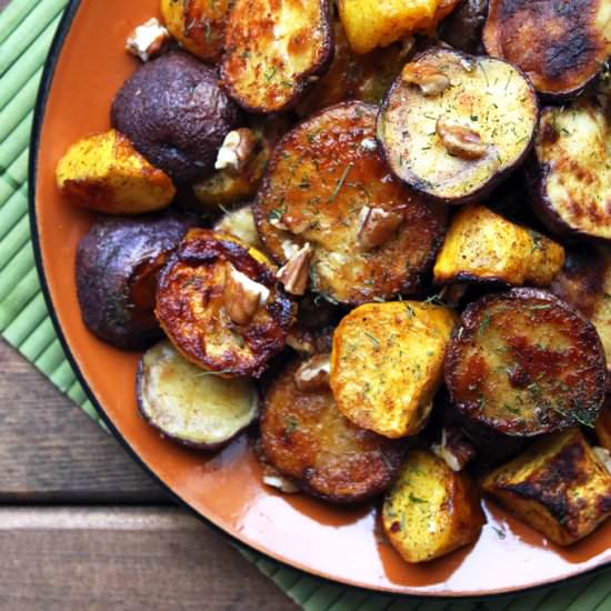 Sweet & Spicy Potatoes and Squash