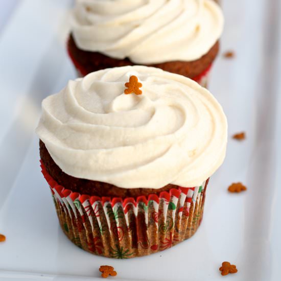 Gingerbread Cupcakes