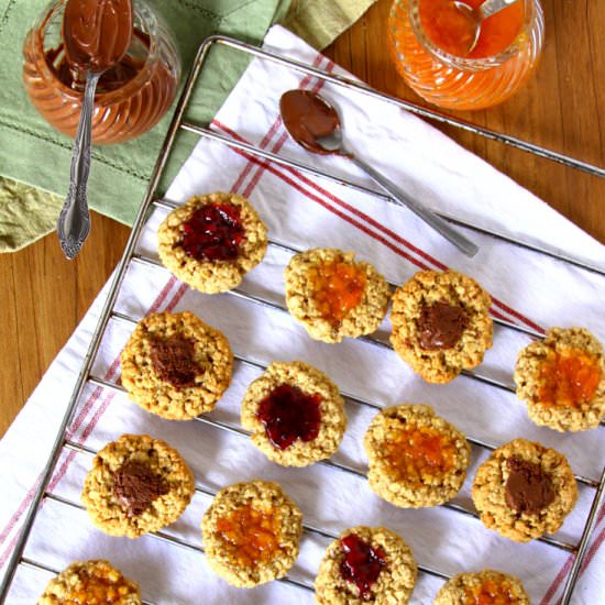 Oatmeal Thumbprint Cookies