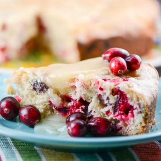 Homemade Fresh Cranberry Cake