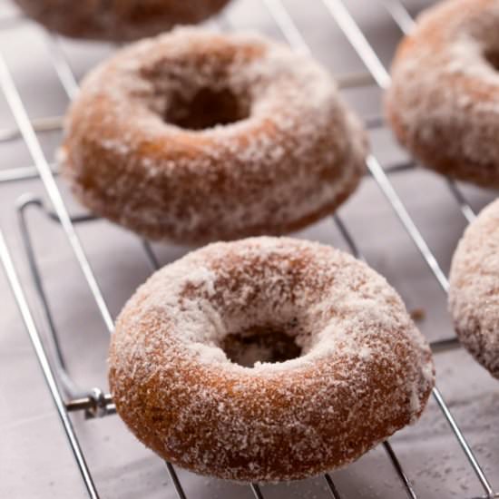 Baked Gingerbread Donuts