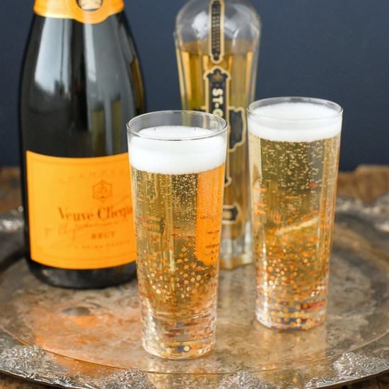 St Germain-Champagne Cocktail