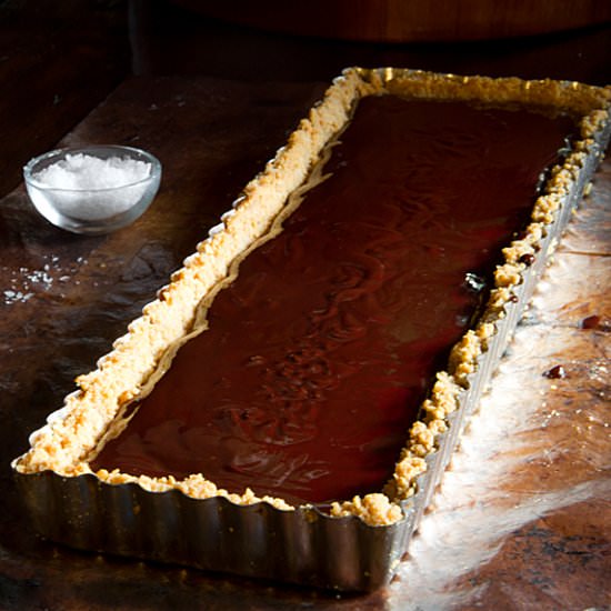 Salted Chocolate Caramel Tart