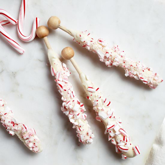 White Chocolate Peppermint Sticks