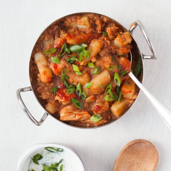 One-Pot Harissa Chicken Curry