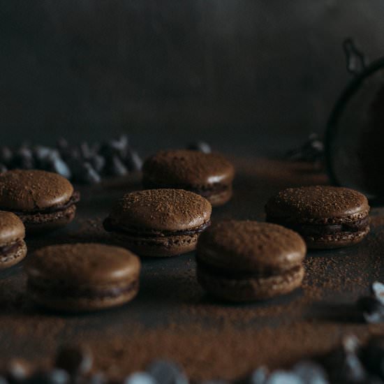 Chocolate Macarons