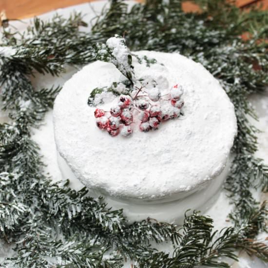 Melting Snow Cake