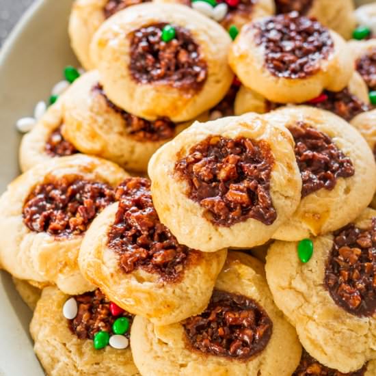 Chocolate Pecan Pie Cookies