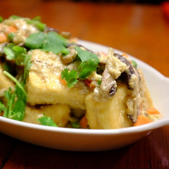 Japanese Tofu in Gravy