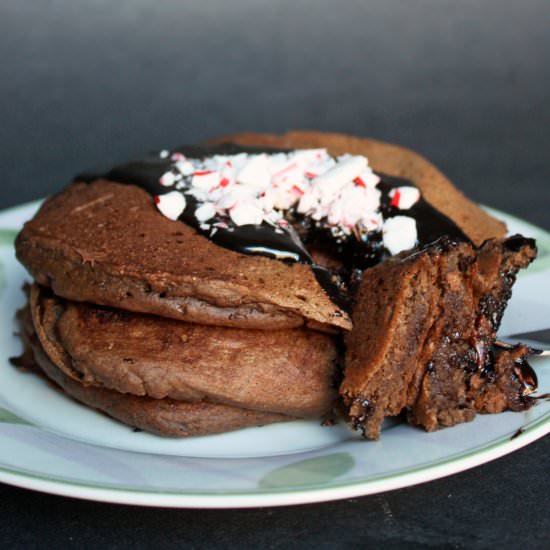 Peppermint Mocha Pancakes