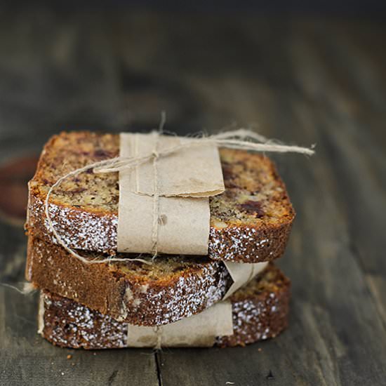 Sticky Dates, Banana and Pecan Loaf