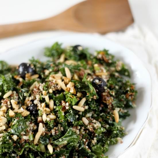 Massaged Kale Salad with Quinoa