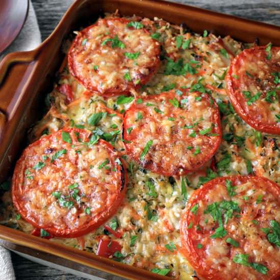 Brown rice casserole