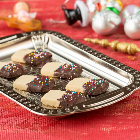 Chocolate Dipped Shortbread