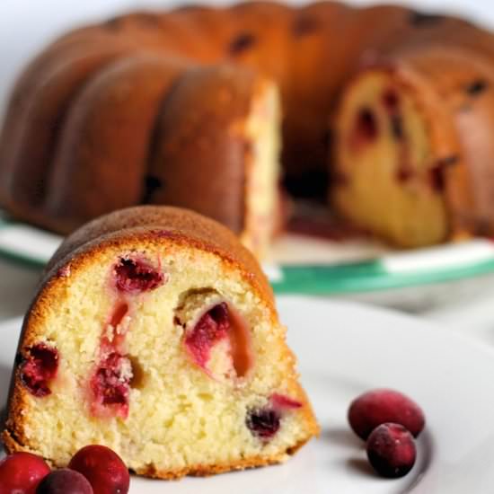 Cranberry Pound Cake