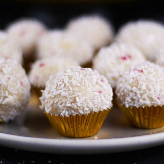 Candy Cane Snowballs {GF, Vegan}