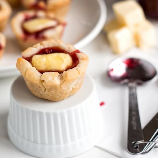 Raspberry Brie Bites