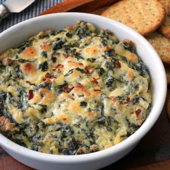 Hot Spinach Artichoke Dip