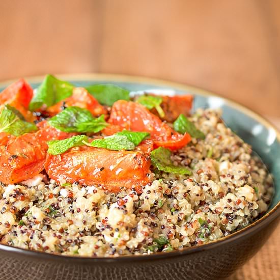 Feta-Spiked Quinoa Porridge
