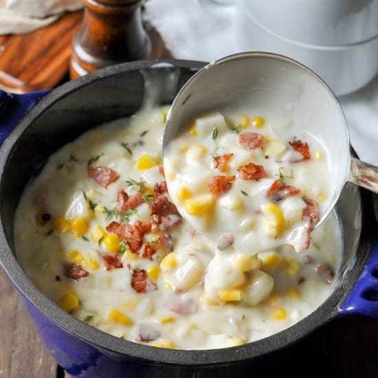 Ham, Potato and Corn Chowder