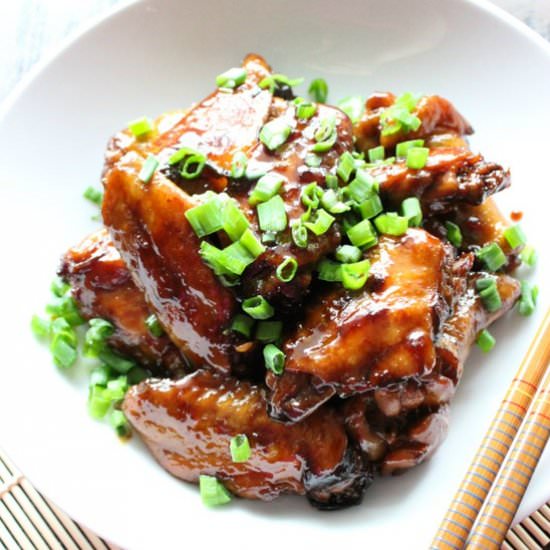 Sugar Braised Chicken Wings
