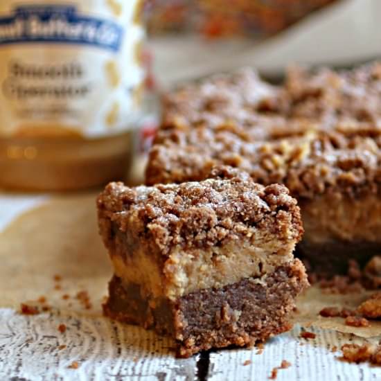 Chocolate Peanut Butter Crumb Bars