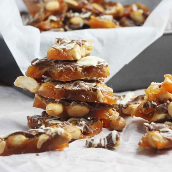 Chocolate Peanut Brittle