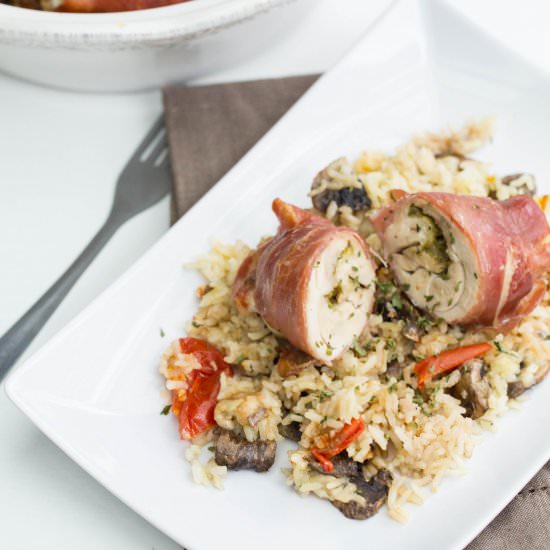 One Pot Chicken Rice Bake