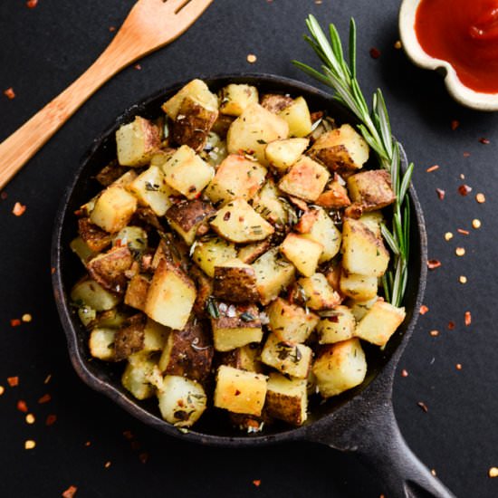 Crispy Vegan Breakfast Potatoes