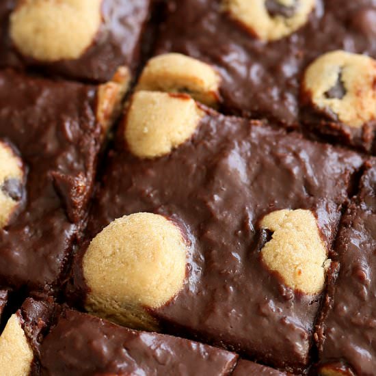Cookie Dough Chocolate Banana Fudge