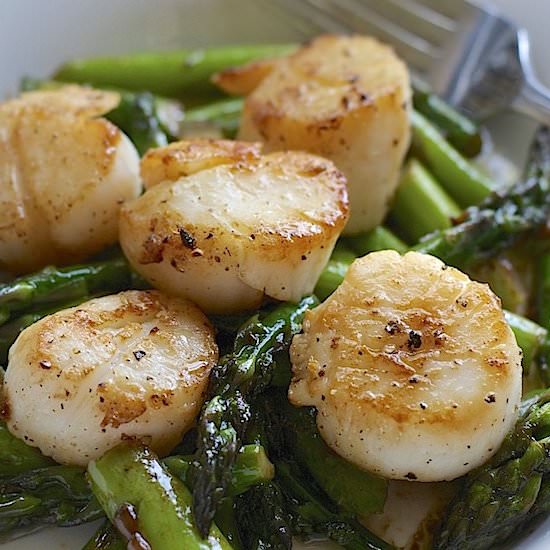 Asparagus Scallops