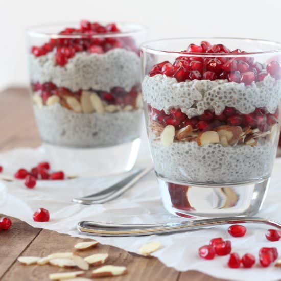 Chia Pomegranate Parfait