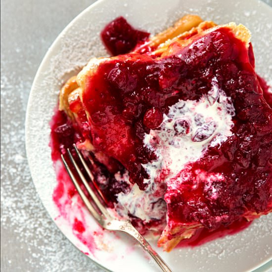 Mascarpone Stuffed French Toast